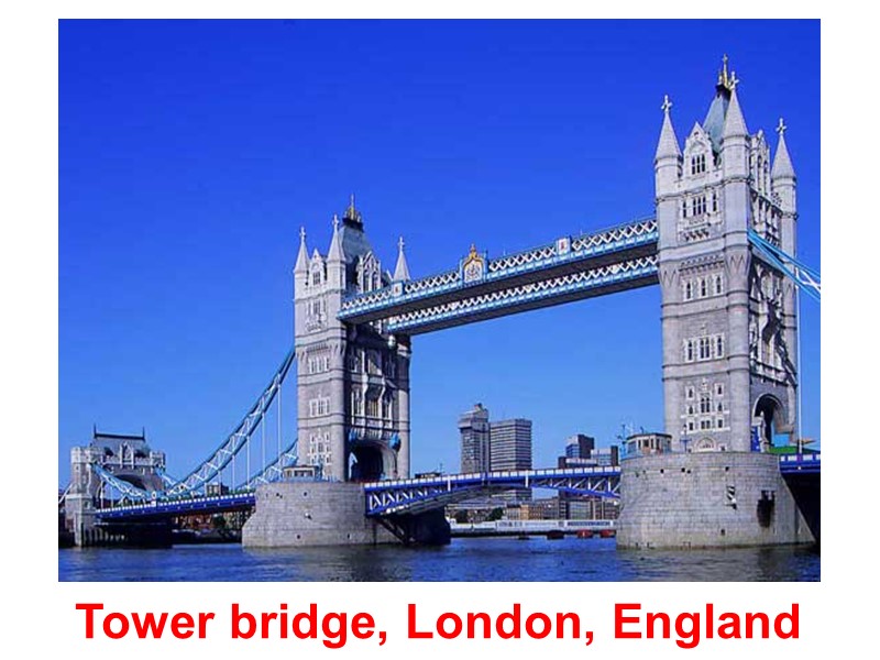 Tower bridge, London, England